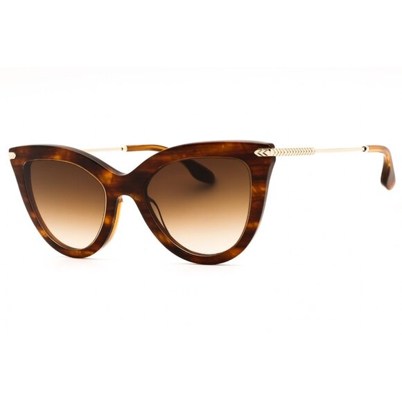 B-138. Victoria Beckham Sunglasses Caramel Pearl Brown Gradient VB621S 240 - Picture 1 of 1
